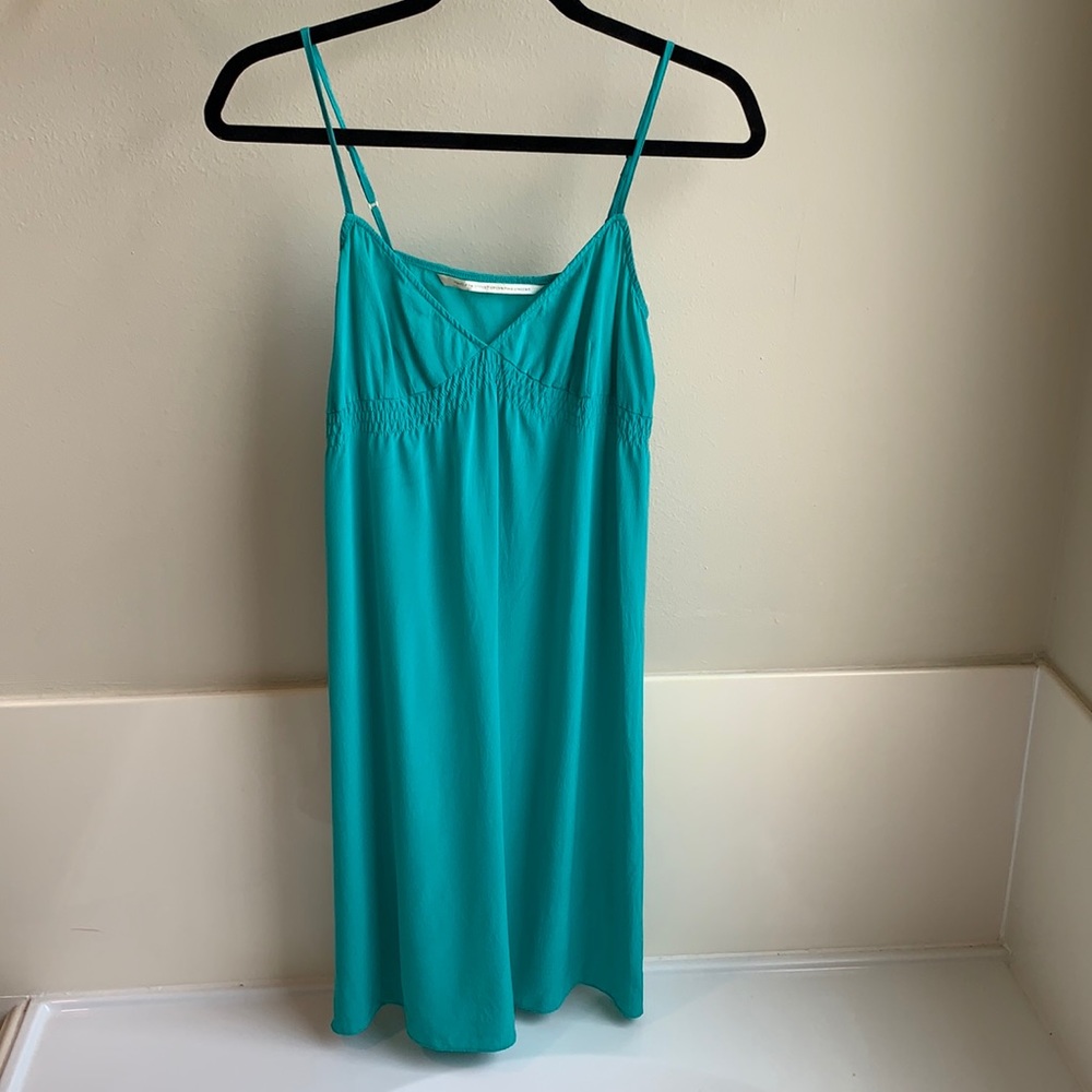 Twelfth Street by Cynthia Vincent teal dress small
